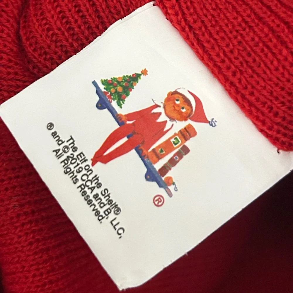 5 for $25🔥The‎ Elf On The Shelf Red Sock Hat Beanie Toddler One Size